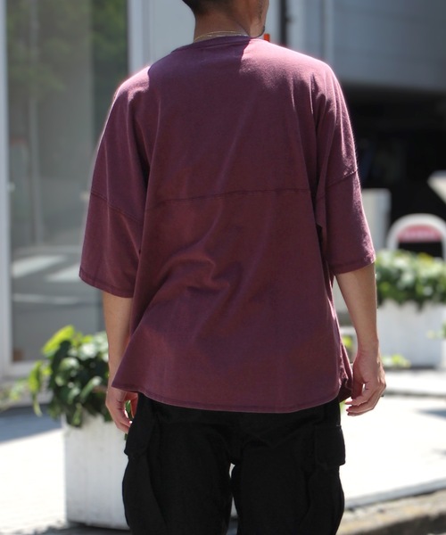 Lee(リー)の「LEE / ROUND HEM S/S TEE / LT3148(Tシャツ/カットソー・レディース・チャコールグレー/ワイン・X-LARGE)」の13枚目の写真