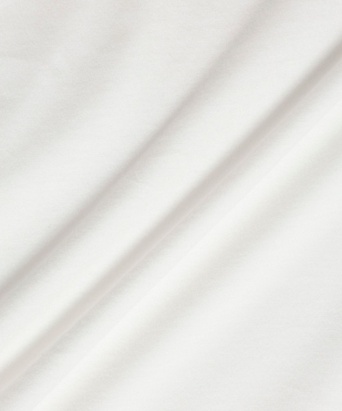 BARNYARDSTORM（バンヤードストーム）の「BARNYARDSTORM / リブドルマンゆるＴ 【MADE IN JAPAN】 / WEB限定カラー（Tシャツ/カットソー・レディース・ホワイト/チャコールグレー/パープル/ベージュ・FREE）」の11枚目の写真