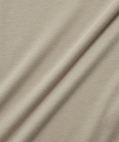 BARNYARDSTORM（バンヤードストーム）の「BARNYARDSTORM / リブドルマンゆるＴ 【MADE IN JAPAN】 / WEB限定カラー（Tシャツ/カットソー・レディース・ホワイト/チャコールグレー/パープル/ベージュ・FREE）」の10枚目の写真