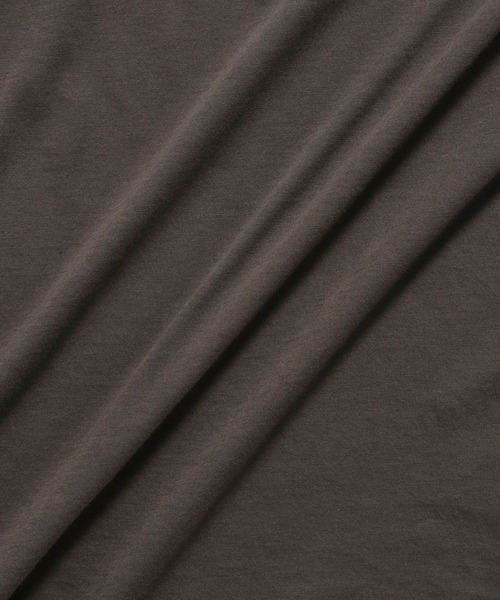 BARNYARDSTORM（バンヤードストーム）の「BARNYARDSTORM / リブドルマンゆるＴ 【MADE IN JAPAN】 / WEB限定カラー（Tシャツ/カットソー・レディース・ホワイト/チャコールグレー/パープル/ベージュ・FREE）」の9枚目の写真