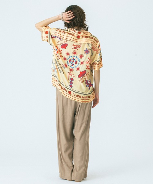HLAADA(フラーダ)の「(HLAADA for ROSEBUD)SUN HOTEL PRINT SHIRTS(シャツ/ブラウス・レディース・ベージュ/ブラウン・ONE SIZE)」の16枚目の写真