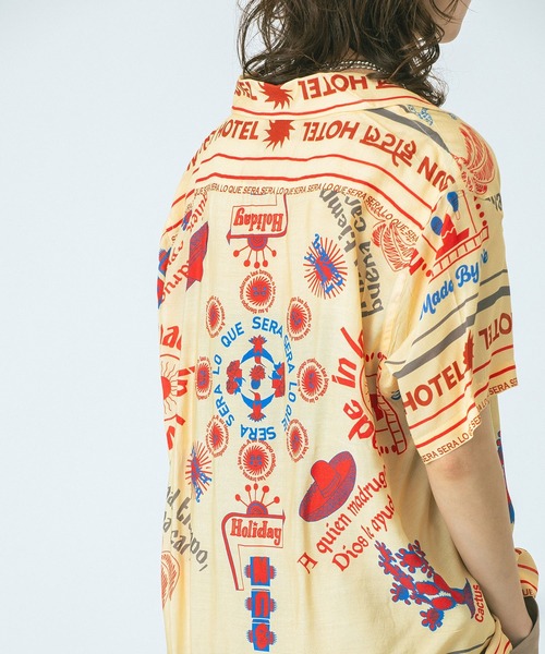 HLAADA(フラーダ)の「(HLAADA for ROSEBUD)SUN HOTEL PRINT SHIRTS(シャツ/ブラウス・レディース・ベージュ/ブラウン・ONE SIZE)」の11枚目の写真