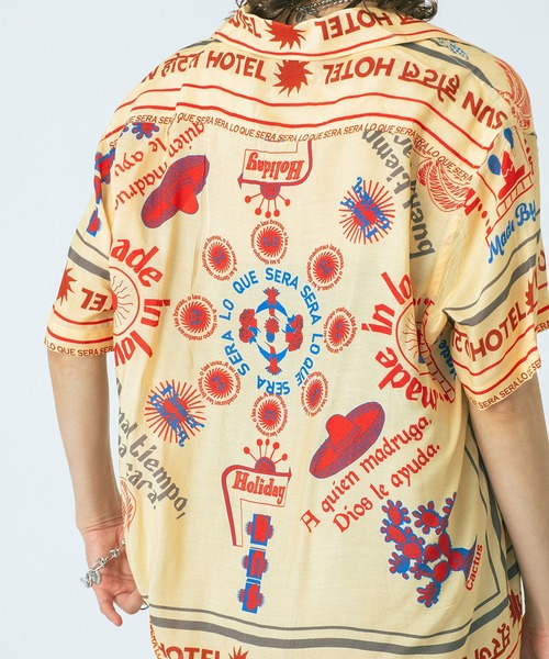 HLAADA(フラーダ)の「(HLAADA for ROSEBUD)SUN HOTEL PRINT SHIRTS(シャツ/ブラウス・レディース・ベージュ/ブラウン・ONE SIZE)」の12枚目の写真