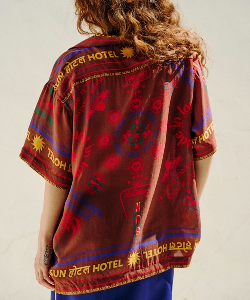 HLAADA(フラーダ)の「(HLAADA for ROSEBUD)SUN HOTEL PRINT SHIRTS(シャツ/ブラウス・レディース・ベージュ/ブラウン・ONE SIZE)」の17枚目の写真