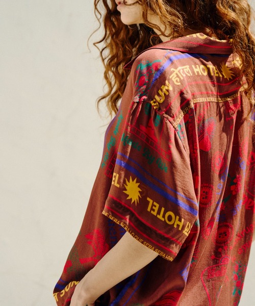 HLAADA(フラーダ)の「(HLAADA for ROSEBUD)SUN HOTEL PRINT SHIRTS(シャツ/ブラウス・レディース・ベージュ/ブラウン・ONE SIZE)」の18枚目の写真