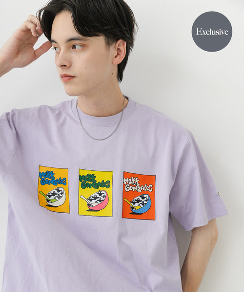 セール】『別注』Mark Gonzales×SENSE OF PLACE S/S T-SHIRTS B（T