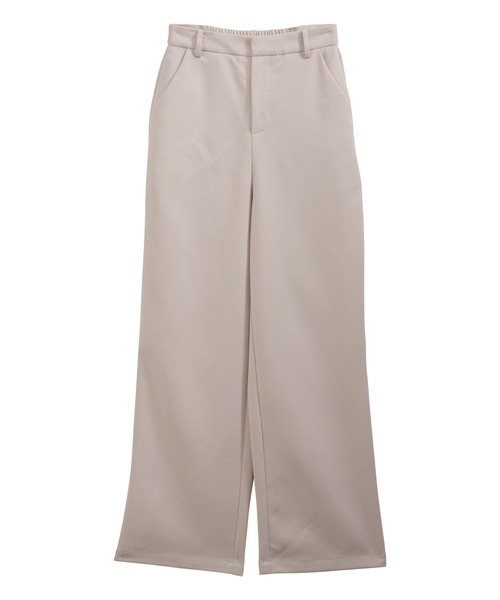 nouvellemoi(ヌーベルモイ)の「カットツイルストレートスラックス(スラックス・レディース・ベージュ系その他/ブラック/アイボリー/チャコールグレー・S/M/L)」の14枚目の写真