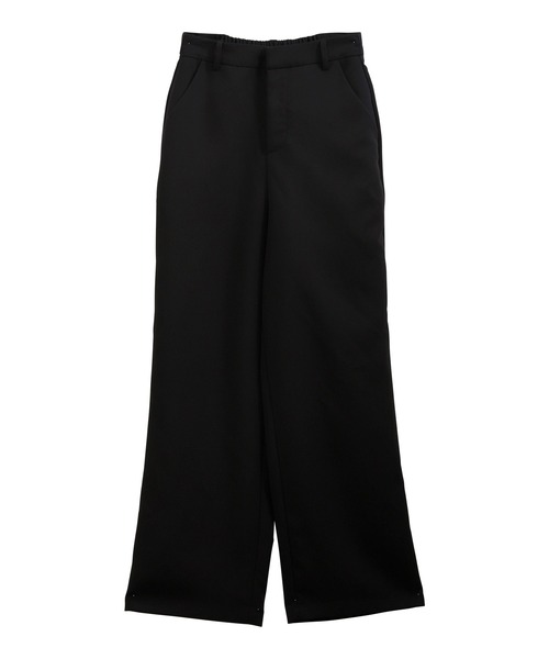 nouvellemoi(ヌーベルモイ)の「カットツイルストレートスラックス(スラックス・レディース・ベージュ系その他/ブラック/アイボリー/チャコールグレー・S/M/L)」の5枚目の写真