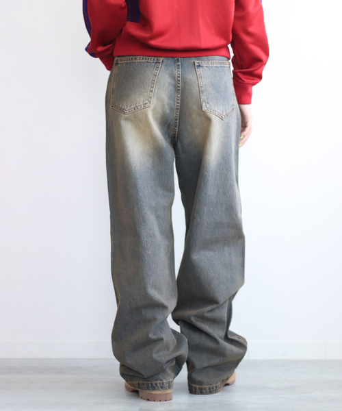 セール】ヴィンテージウォッシュ バギージーンズ / Vintage Wash Baggy