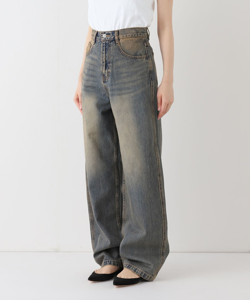セール】ヴィンテージウォッシュ バギージーンズ / Vintage Wash Baggy