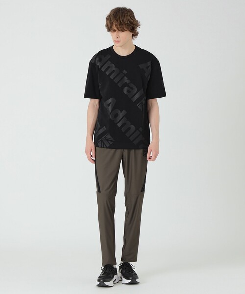 BLACK LABEL CRESTBRIDGE(ブラックレーベル・クレストブリッジ)の「【BLACK lab.×Admiral】ビッグエンボスロゴTシャツ(Tシャツ/カットソー・メンズ・レッド系その他/オフホワイト/ブラック・L/M/XL)」の9枚目の写真