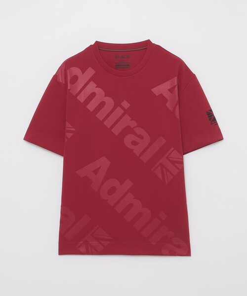 BLACK LABEL CRESTBRIDGE(ブラックレーベル・クレストブリッジ)の「【BLACK lab.×Admiral】ビッグエンボスロゴTシャツ(Tシャツ/カットソー・メンズ・レッド系その他/オフホワイト/ブラック・L/M/XL)」の18枚目の写真