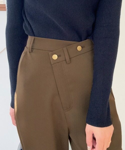 LAUIR（ラウアー）の「ウエストラップスラックス[高身長サイズMT有り]（スラックス・レディース・チャコール/モカ/ブラック・LARGE/MEDIUM/MT）」の15枚目の写真