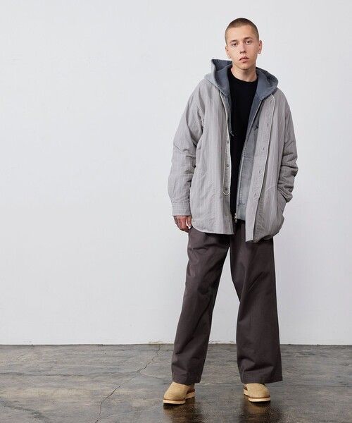 BEAMS（ビームス）の「ベースボール ストライプ シャツ（シャツ/ブラウス・メンズ・ネイビー/グレー・L/M/S/XL）」の7枚目の写真