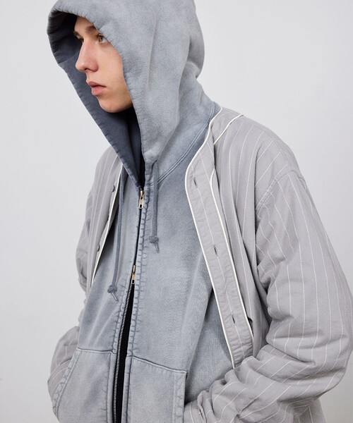 BEAMS（ビームス）の「ベースボール ストライプ シャツ（シャツ/ブラウス・メンズ・ネイビー/グレー・L/M/S/XL）」の8枚目の写真