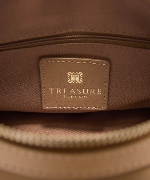 TREASURE TOPKAPI(トレジャートプカピ)の「【TREASURE TOPKAPI】ナイロン ストライプベルト ショルダーバッグ(ショルダーバッグ・レディース・ブラック/トップグレー/キャメル・FREE)」の14枚目の写真