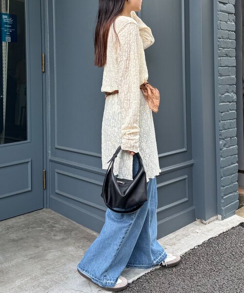 CIAOPANIC TYPY(チャオパニックティピー)の「シアーレースチュニックワンピース(ワンピース・レディース・ブラック/オフホワイト/アイボリー・ONE SIZE)」の19枚目の写真