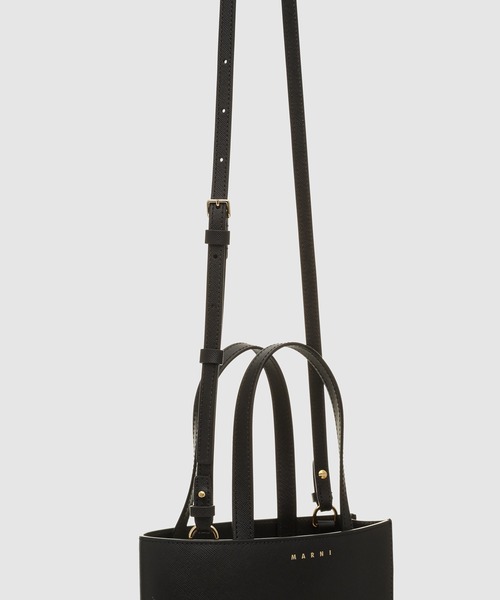 送料関税込☆MARNI サフィアーノレザー TRUNK ショルダーバッグ MARNI マルニ TRUNKバッグ ナノ ショルダー トランクバッグ
