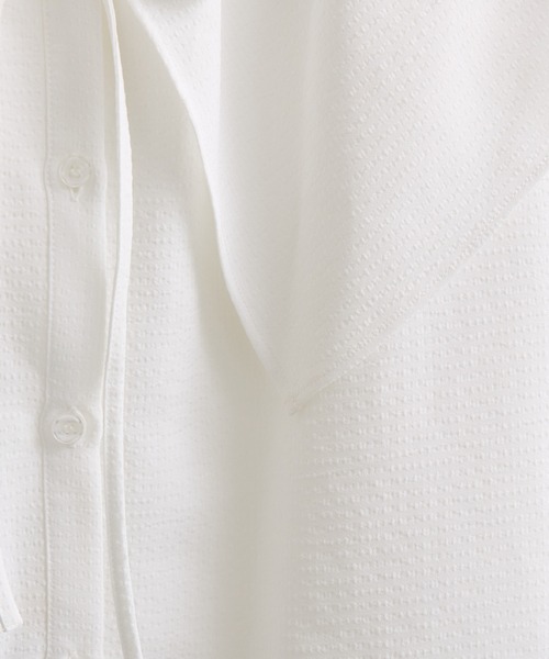 KATHARINE ROSS(キャサリンロス)の「【PILLINI/ピリーニ】【洗濯機洗い可】ビッグカラーブラウス(シャツ/ブラウス・レディース・ブラック/ホワイト/レッド・MEDIUM)」の19枚目の写真