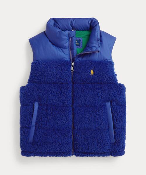 セール】テディ フリース ハイブリッド ベスト（ダウンベスト）｜POLO