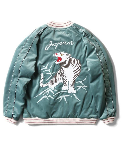 HOUSTONスカジャン セール】HOUSTON 別珍スカジャン(TIGER)（スカジャン）｜HOUSTON