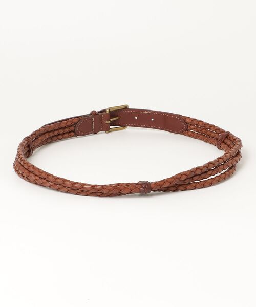 Ralph Lauren プレーテッド レザー ワイド ベルト XS LAUREN
