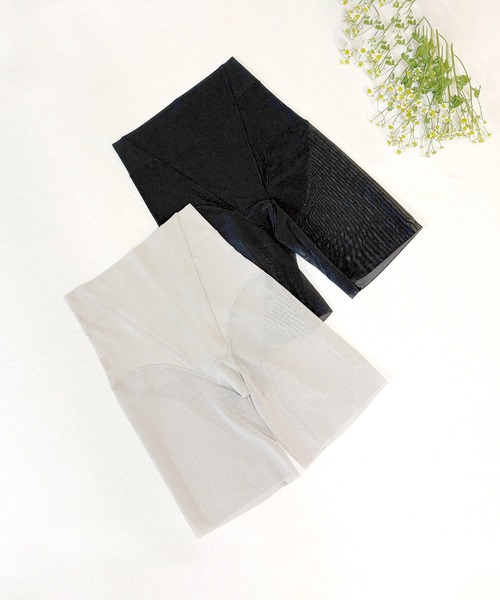 BRADELIS NEWYORK(ブラデリスニューヨーク)の「綿混楽々dailyシェイプパンツ25 ブラデリス 補正下着 補整(ショーツ・レディース・ブラック/グレイッシュベージュ・3L/LL/L/M/S/4L/5L)」の3枚目の写真