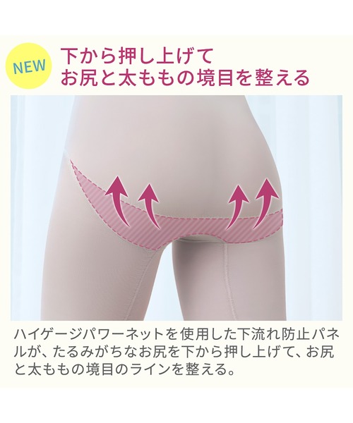 BRADELIS NEWYORK(ブラデリスニューヨーク)の「綿混楽々dailyシェイプパンツ25 ブラデリス 補正下着 補整(ショーツ・レディース・ブラック/グレイッシュベージュ・3L/LL/L/M/S/4L/5L)」の21枚目の写真
