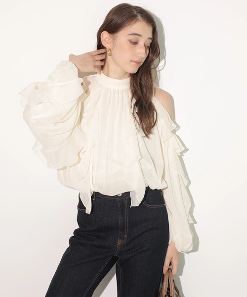 Rirandture(リランドチュール)の「オフショルフリルシアーブラウス(シャツ/ブラウス・レディース・ベージュ系その他・2/1)」の16枚目の写真