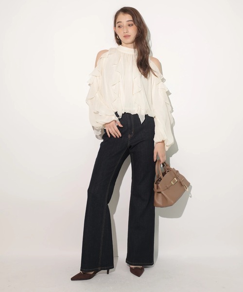 Rirandture(リランドチュール)の「オフショルフリルシアーブラウス(シャツ/ブラウス・レディース・ベージュ系その他・2/1)」の18枚目の写真