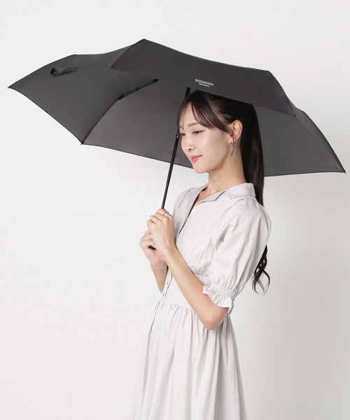 MACKINTOSH PHILOSOPHY(マッキントッシュ フィロソフィー)の「折りたたみ傘 軽量 UV 自動開閉 "Babrella AUTO-JUMP"(折りたたみ傘・レディース・ブラック/カーキ/ブルー系その他5/ライトグレー/キャメル/ダークグレー/ベージュ/オレンジ/ネイビー/ダークグリーン・FREE)」の1枚目の写真