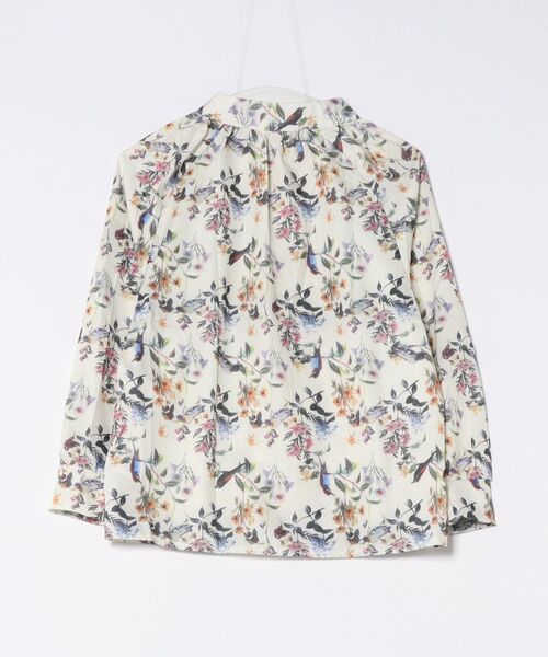 styiro(スタイロ)の「ボタニカル柄長袖シャツブラウス 秋服(シャツ/ブラウス・レディース・アイボリー・M/L)」の2枚目の写真