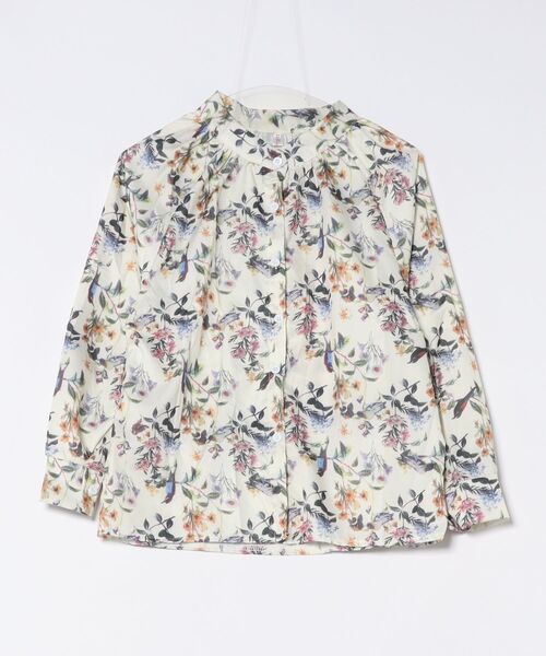 styiro(スタイロ)の「ボタニカル柄長袖シャツブラウス 秋服(シャツ/ブラウス・レディース・アイボリー・M/L)」の10枚目の写真