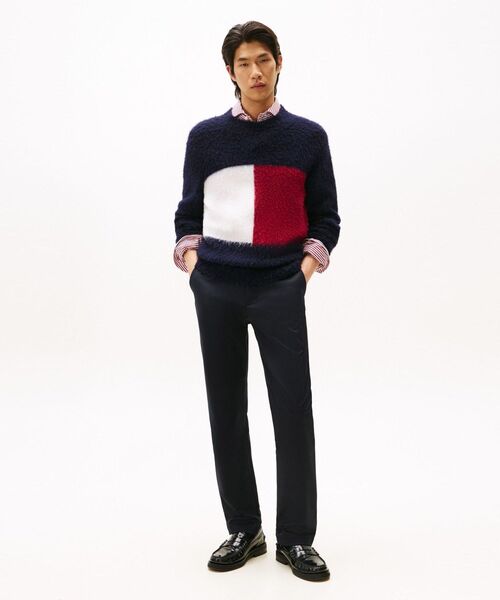 TOMMY HILFIGER（トミーヒルフィガー）の「デントンテンセルストレッチパンツ（チノパンツ・メンズ・カーキ/ネイビー・28inch/30inch/34inch/32inch/36inch）」の4枚目の写真