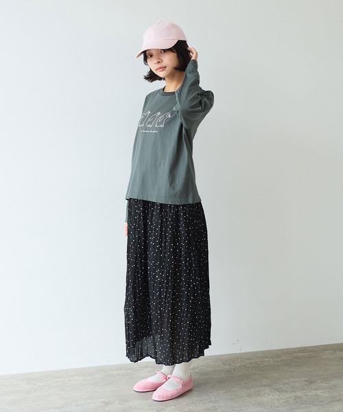 bulle de savon（ビュルデサボン）の「《early spring》ペンギン刺繍 Tシャツ（Tシャツ/カットソー・レディース・ホワイト/チャコールグレー/サックスブルー・FREE）」の19枚目の写真