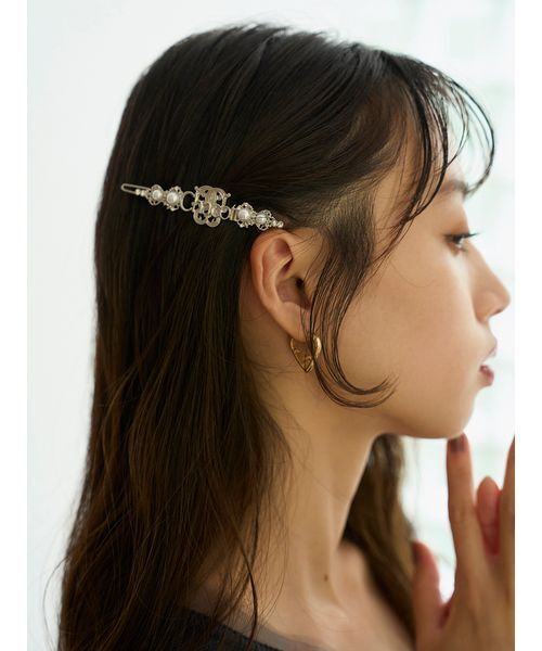 Chacott（チャコット）の「【Chacott】メタルヘアピン（その他ヘアアクセサリー・レディース・ゴールド/シルバー・F）」の2枚目の写真