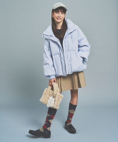 pom ponette junior（ポンポネットジュニア）の「チャームつきボアショルダーバッグ（ショルダーバッグ・キッズ・アイボリー・F）」の8枚目の写真