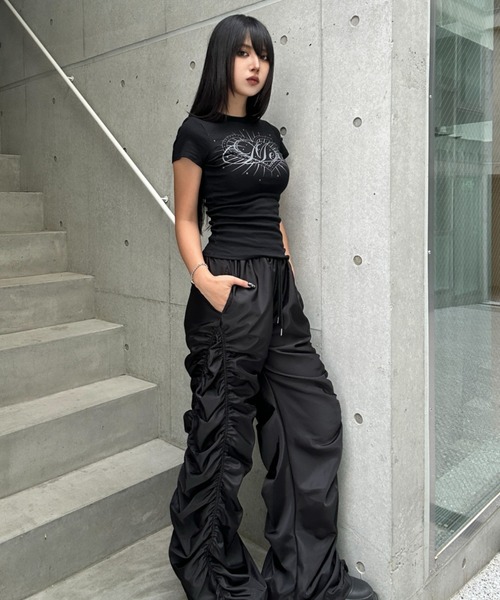 KsG(ケーエスジー)の「heart attack print T(Tシャツ/カットソー・レディース・ブラック・SMALL/MEDIUM/LARGE)」の9枚目の写真