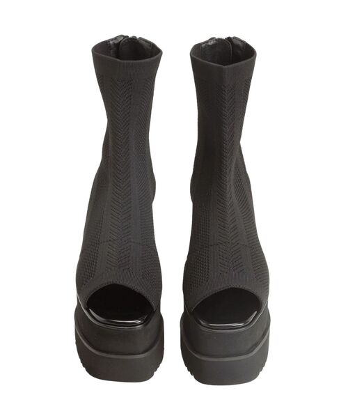 MURUA ムルーア ジャガードソックブーツ MURUA ブーツ ジャガードソックブーツ レディース : ZOZOTOWN