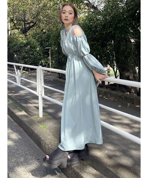 MURUA(ムルーア)の「ジャガードソックブーツサンダル(サンダル・レディース・ブラック・22.5/24.5/23.5)」の10枚目の写真