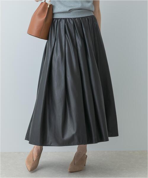 セール】F by ROSSO タックボリュームスカート（スカート）｜F by