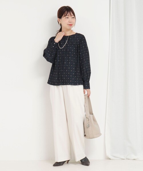 NOLLEY’S(ノーリーズ)の「プロバンスプリントブラウス(シャツ/ブラウス・レディース・ブルー系その他7/ブルー系その他/ホワイト系その他・38)」の18枚目の写真