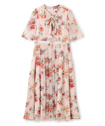 トッカ　TOCCA ワンピース　花柄　130 トッカの花柄ワンピース 消臭・洗える】TULIP BOUQUET ドレス