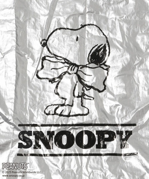 Me%（ミィパーセント）の「SNOOPY/トートバッグ　 592972（エコバッグ/サブバッグ・レディース・ブラック/ブラウン/シルバー/ブルー・FREE）」の7枚目の写真