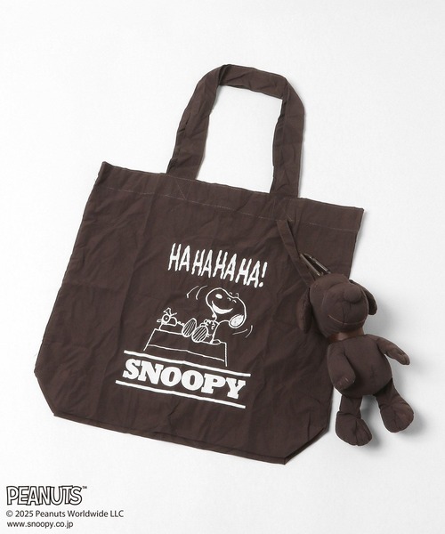 Me%（ミィパーセント）の「SNOOPY/トートバッグ　 592972（エコバッグ/サブバッグ・レディース・ブラック/ブラウン/シルバー/ブルー・FREE）」の22枚目の写真