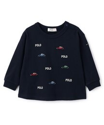 petit main | 【POLO BCS】モチーフ刺繍長袖Tシャツ(Tシャツ/カットソー)