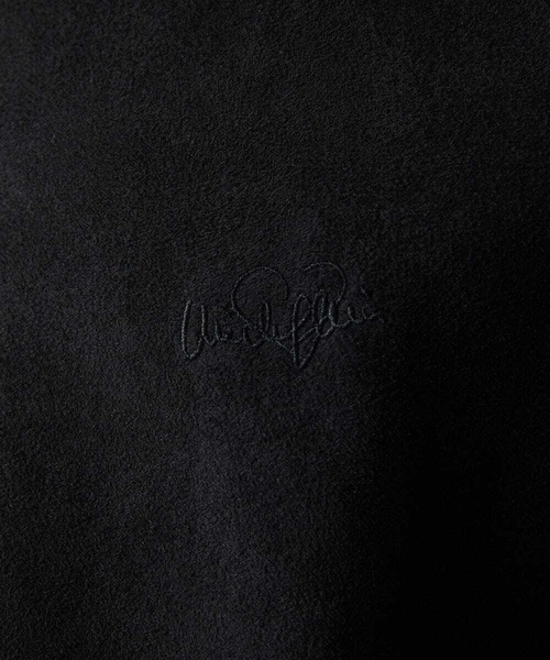 MICHEL KLEIN HOMME   （ミッシェルクランオム）の「【セットアップ】スエード調クルーネックカットソー（Tシャツ/カットソー・メンズ・ブラック/カーキ・MEDIUM/X-LARGE/LARGE）」の11枚目の写真