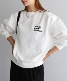 ANME | 裏起毛ロゴ刺繍ANMEスウェットトップス(スウェット)