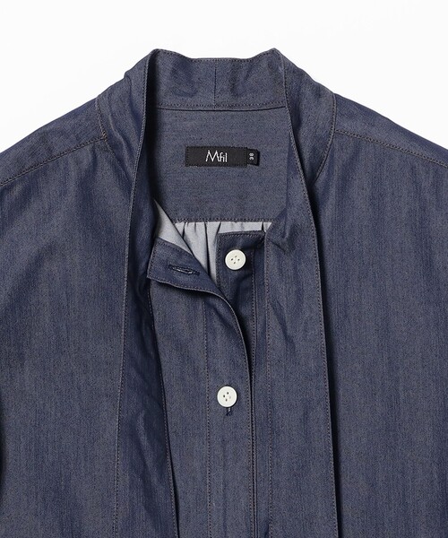 M・fil / デニムタイ ブラウス