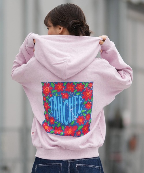 セール】TAHCHEE/ターチー ジップパーカー バックプリントパーカー